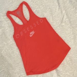 Athletic cut Nike tank top